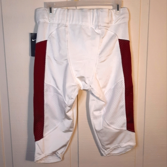 Nike Football Pants WHITE GARNET NWT - Picture 2 of 3